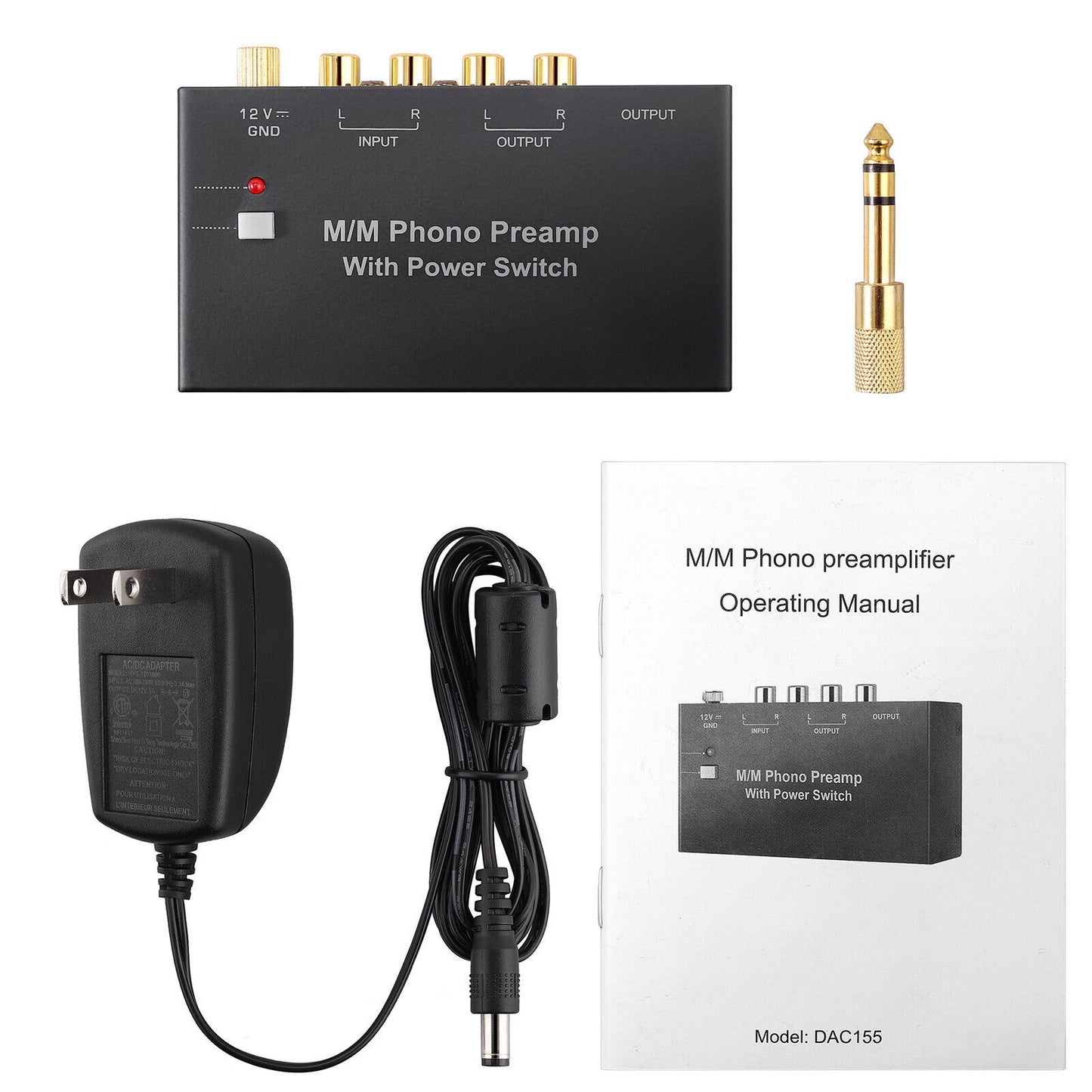 Turntable Preamplifier With Power