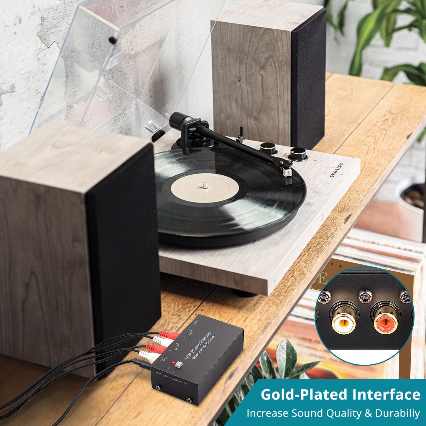 Turntable Preamplifier With Power